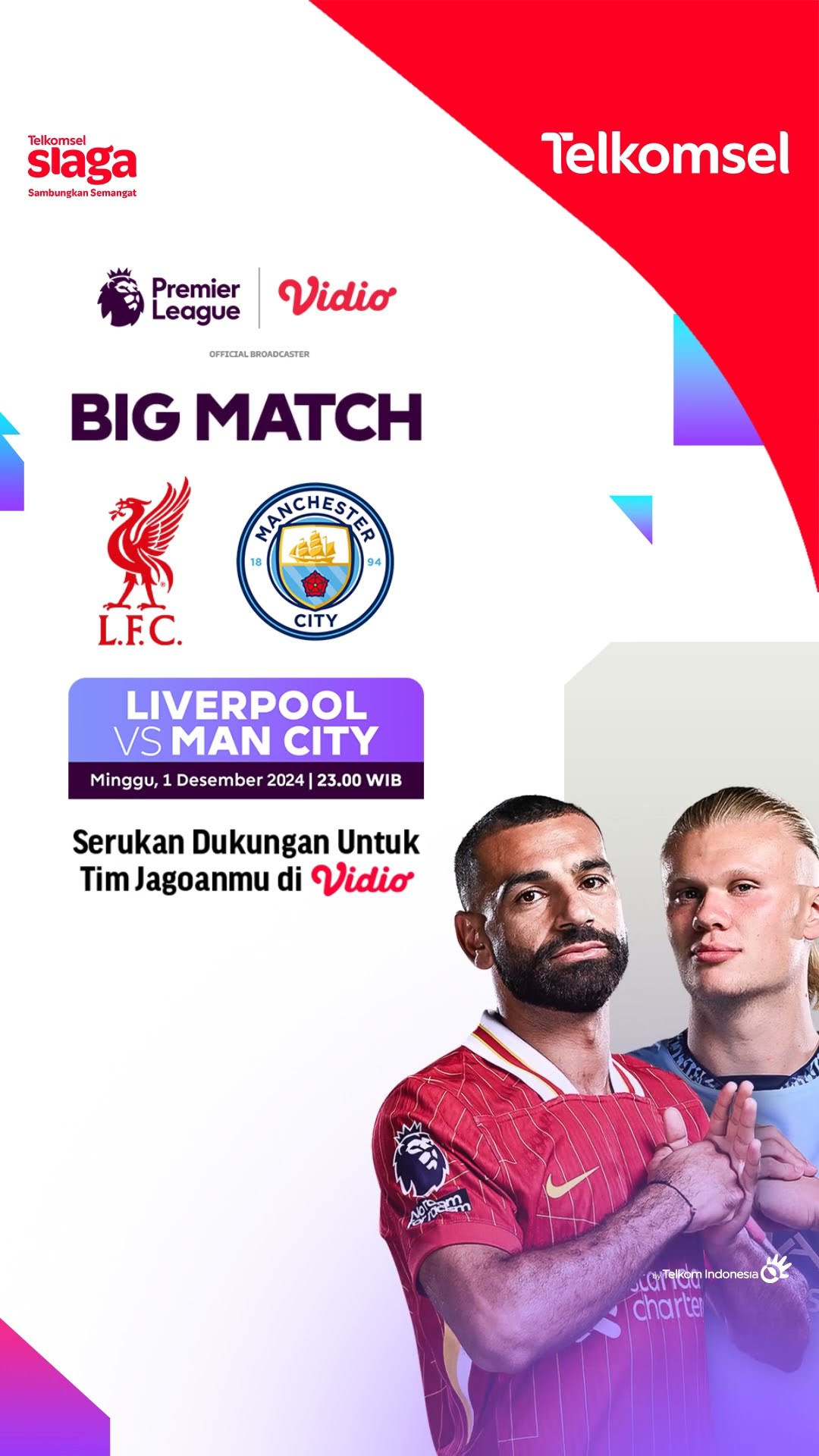 SUPER SUNDAY PREMIER LEAGUE IS BACK! Liverpool vs Manchester City, Minggu, 1 Des 2024, 23.00 WIB 🔥