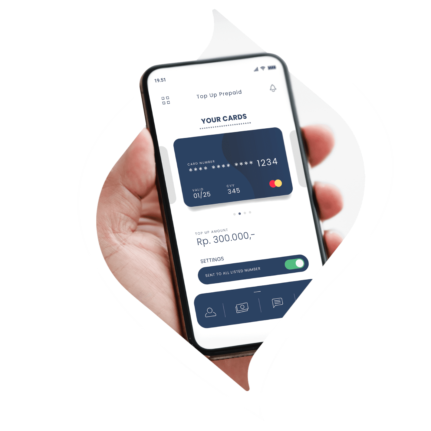 Top Up Prepaid Header