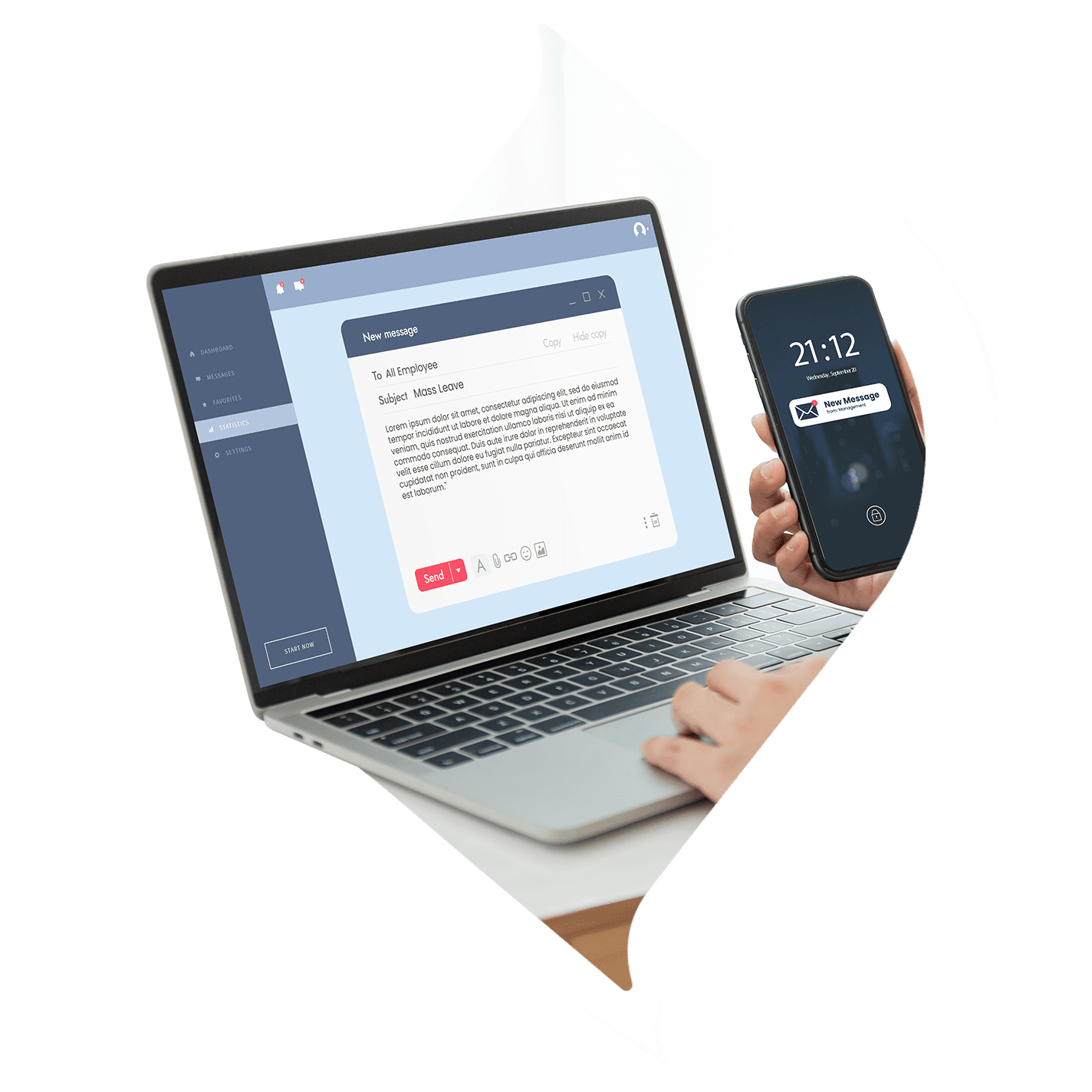 Web2SMS Header